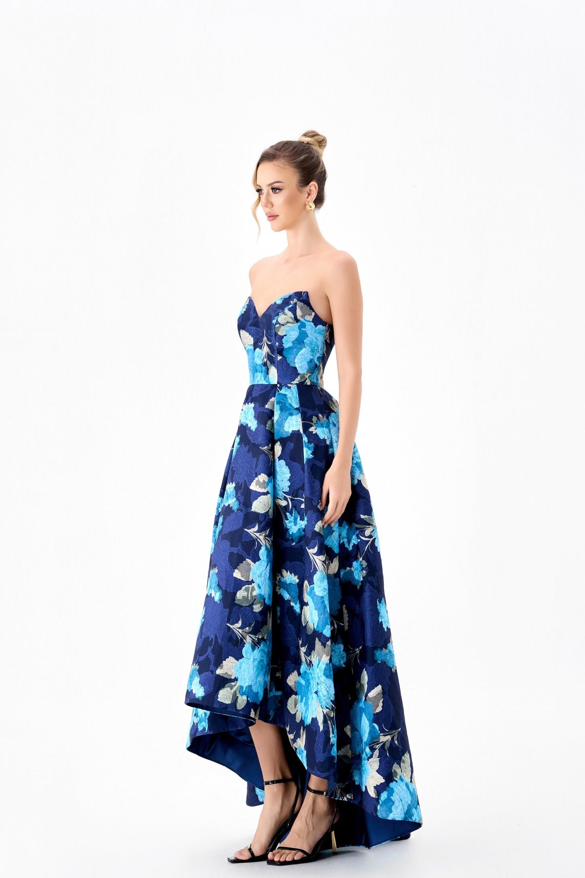 Tanica Strapless Hi-Lo Gown - Dress - Bariano