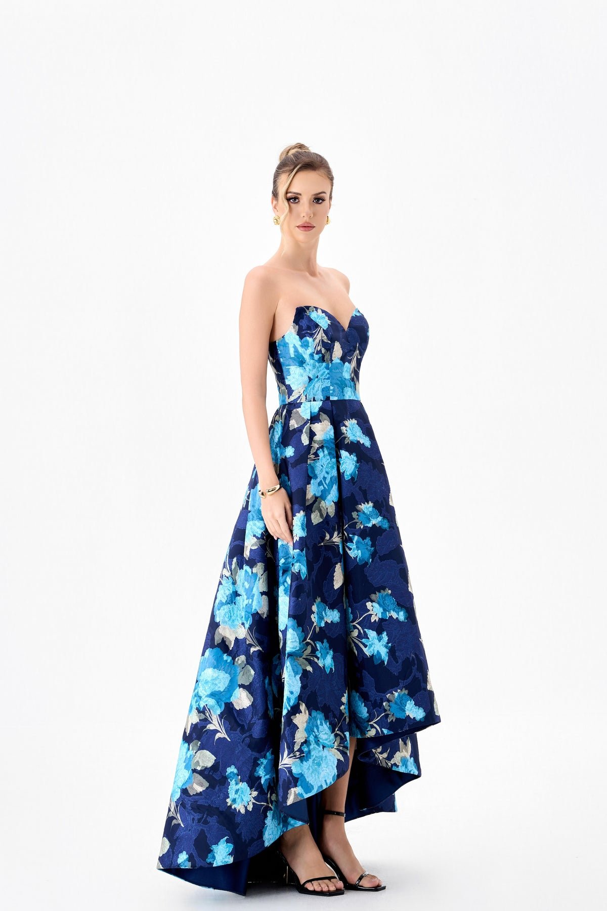 Tanica Strapless Hi-Lo Gown - Dress - Bariano