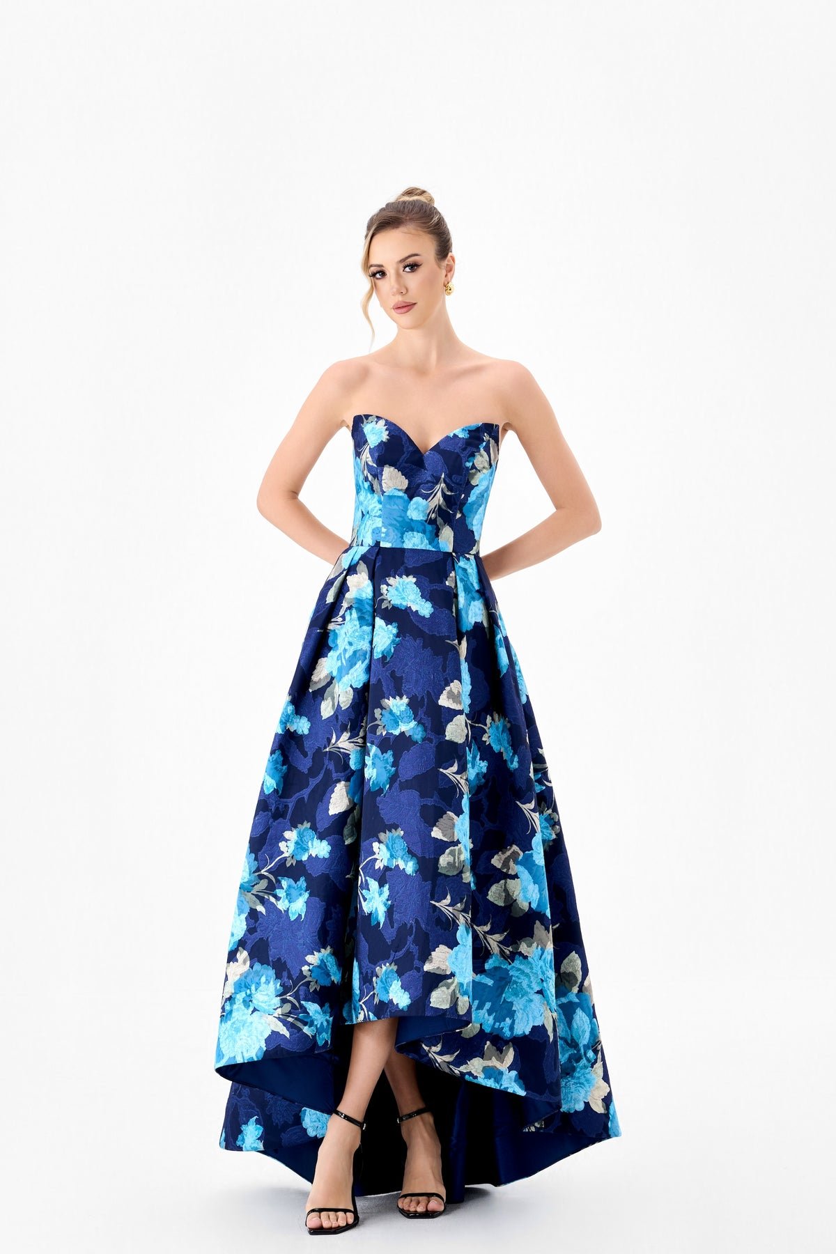 Tanica Strapless Hi-Lo Gown - Dress - Bariano