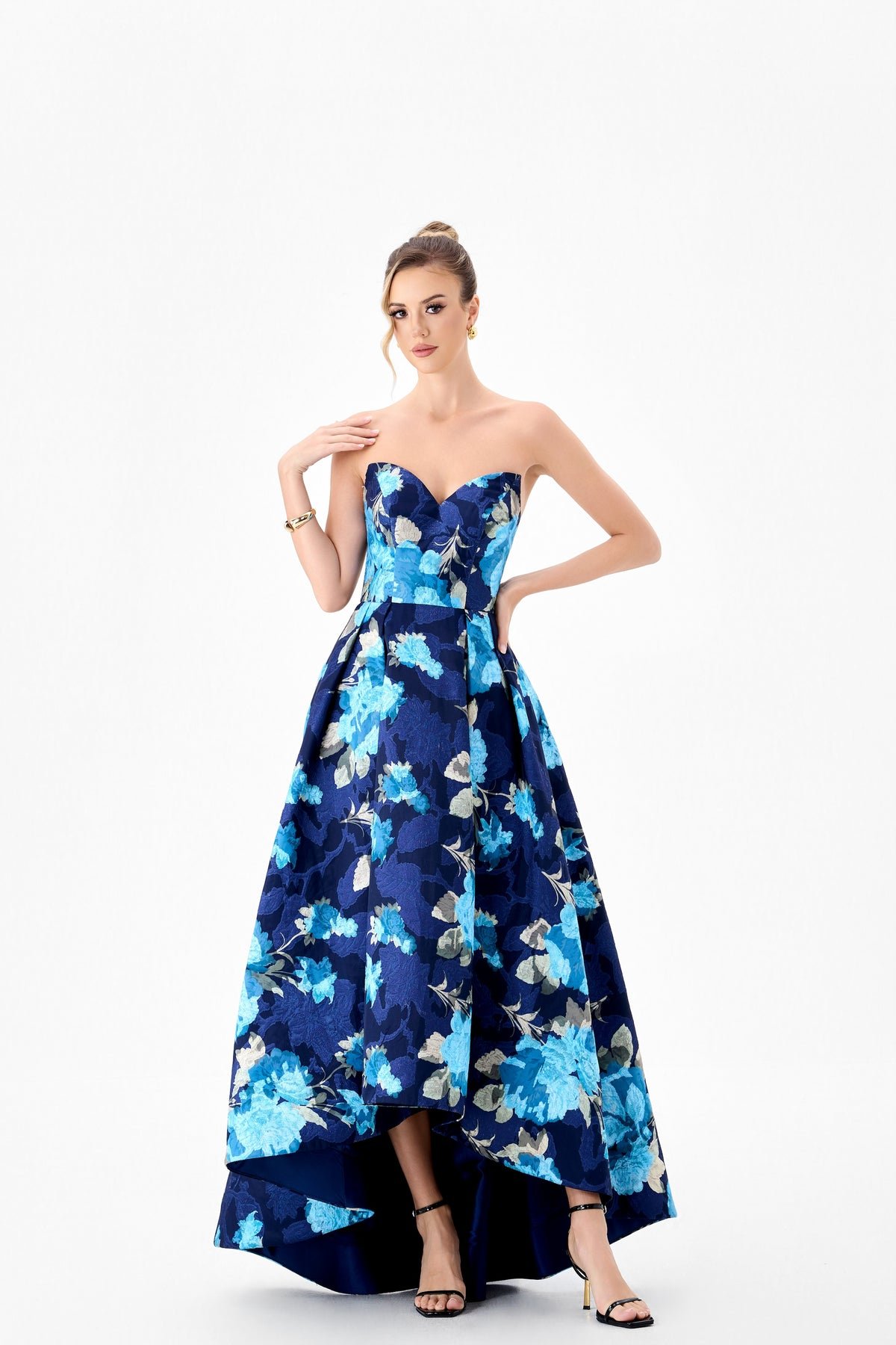 Tanica Strapless Hi-Lo Gown - Dress - Bariano
