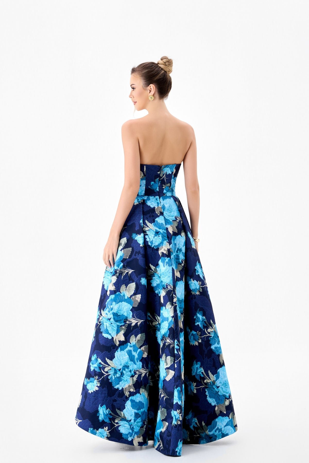 Tanica Strapless Hi-Lo Gown - Dress - Bariano