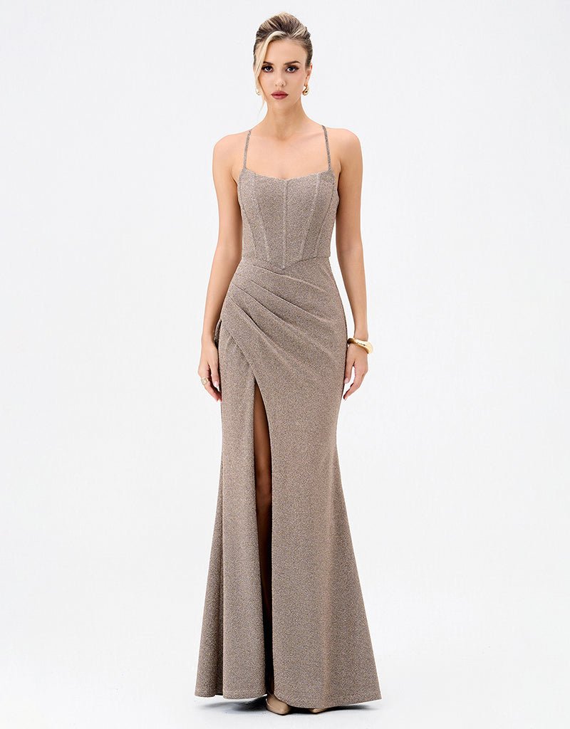 Trish Strappy Corset Maxi - Dress - Bariano