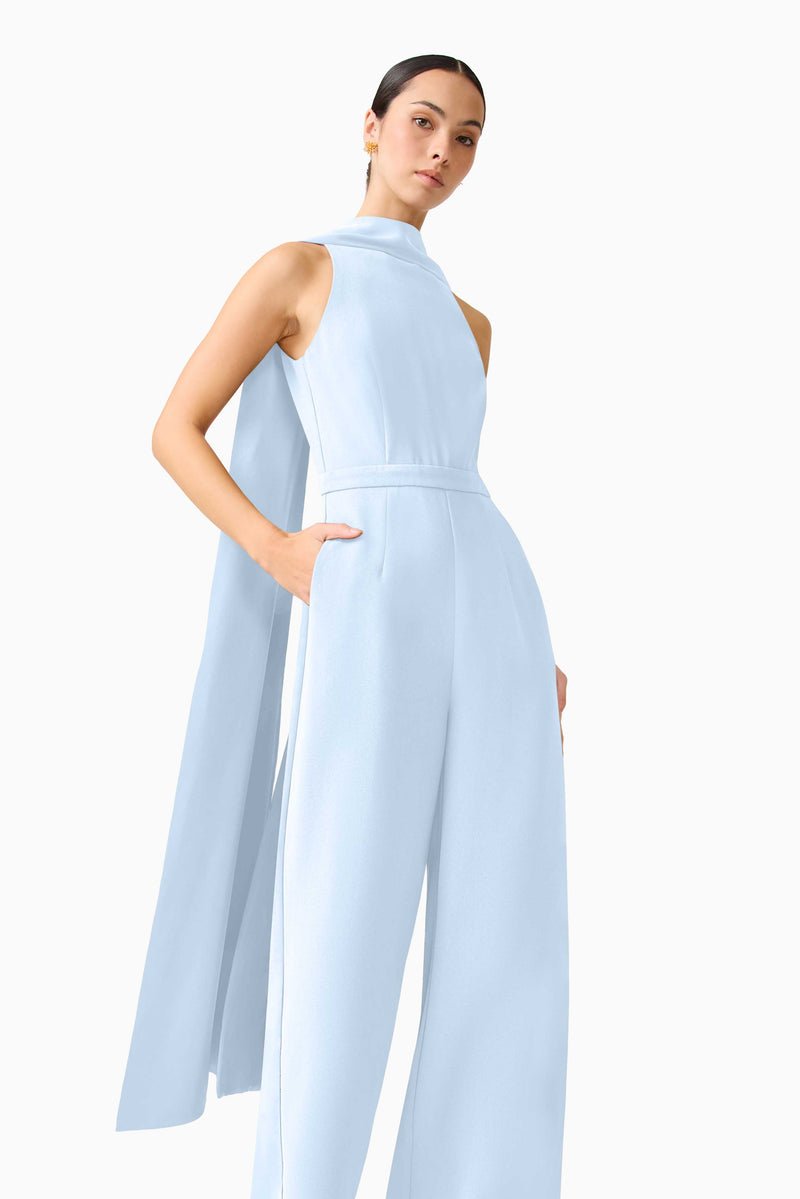 Anaya Wide Leg Jumpsuit Blue - Dress - Elliatt