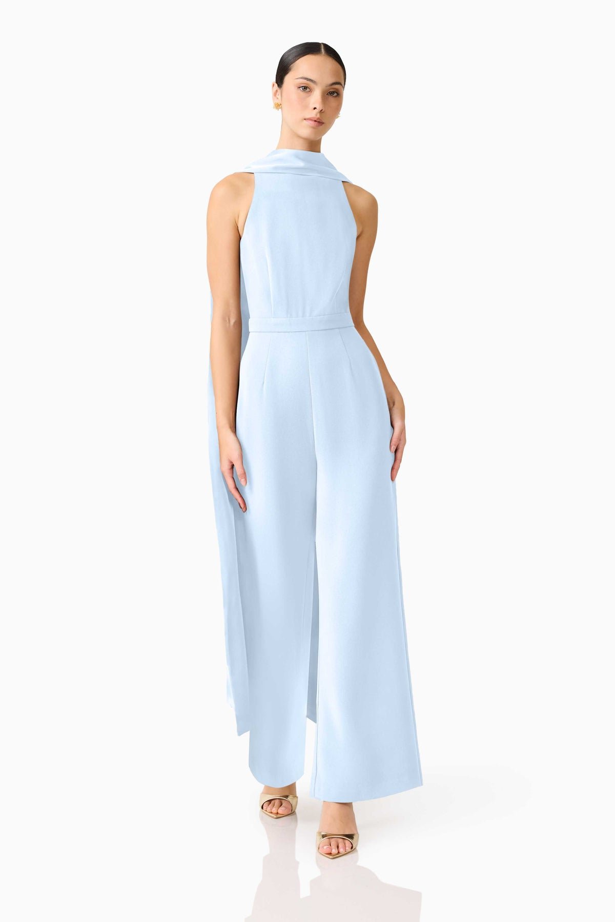 Anaya Wide Leg Jumpsuit Blue - Dress - Elliatt