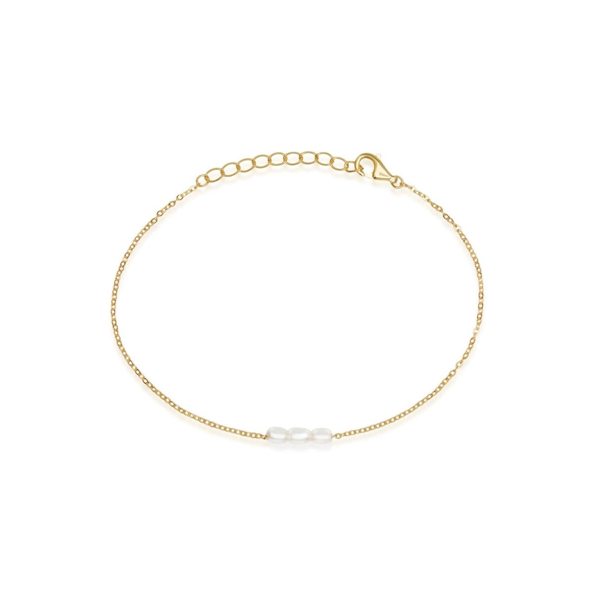 Mini Pearl Bracelet - Gold - Jewellery - Saint Valentine
