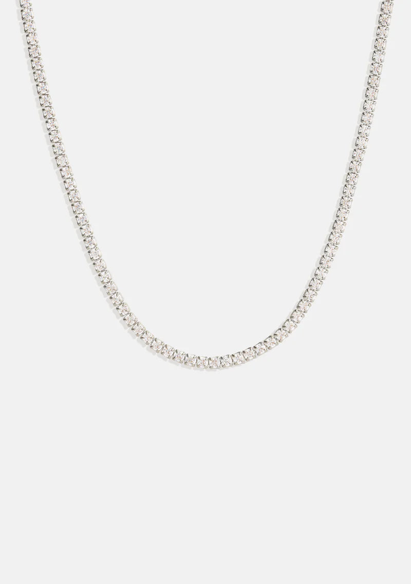 Palais Fine Tennis Necklace - Silver - Jewellery - Saint Valentine