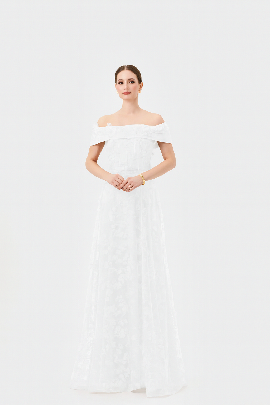 Edie Off Shoulder Gown - Dress - Bariano