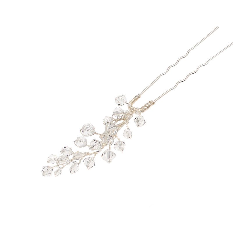 Crystal Foilage Hair Pin 3 Set - Accessory - POIRIER
