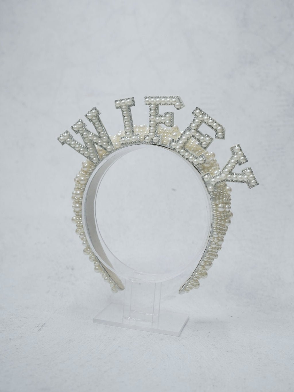 Pearl WIFEY Headband - Giftware - Honey Fawn