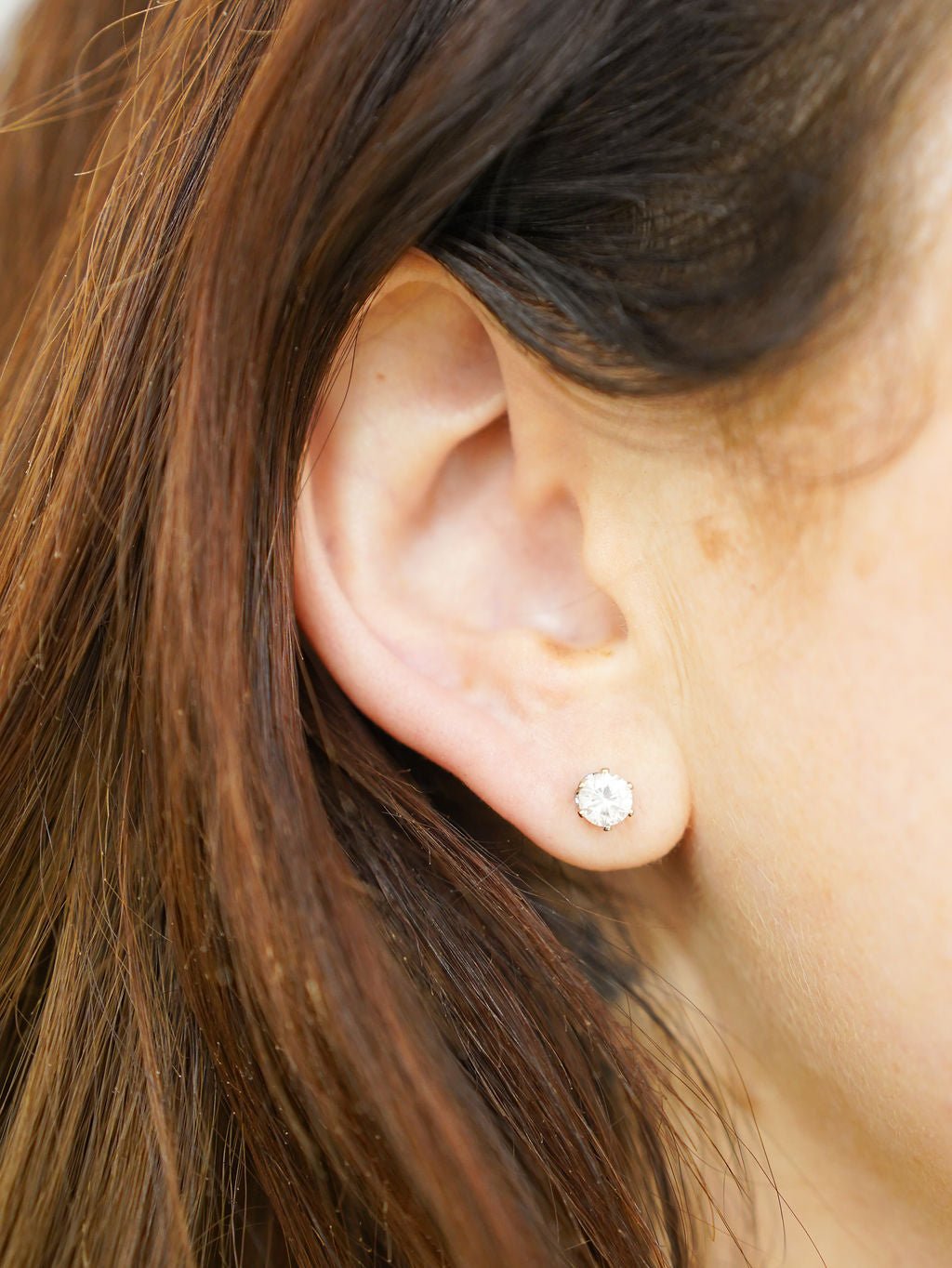 Small Crystal Stud - Jewellery - Honey Fawn