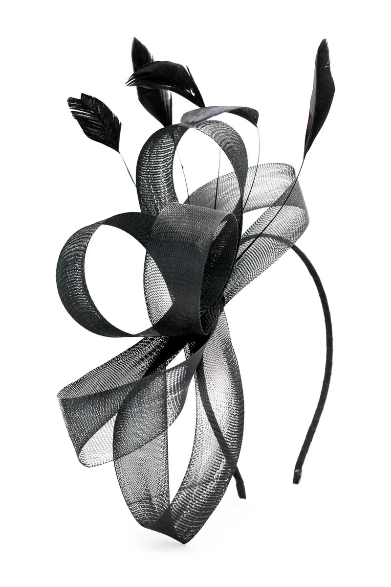 Nyla Fascinator Black - Accessory - Morgan and Taylor