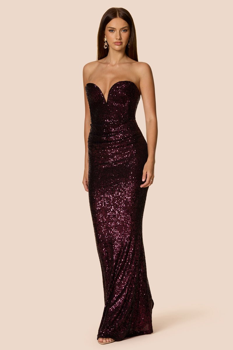 Dante Maxi Boysenberry - Dress - Nookie