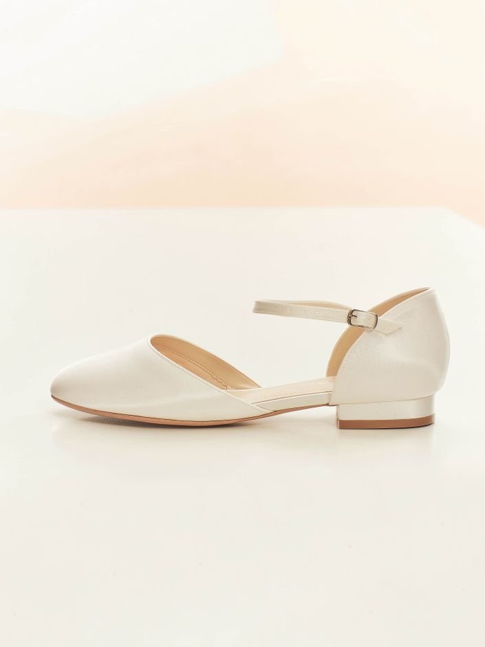 Sissi Bridal Flat Shoe - Shoes - Bianco Evento