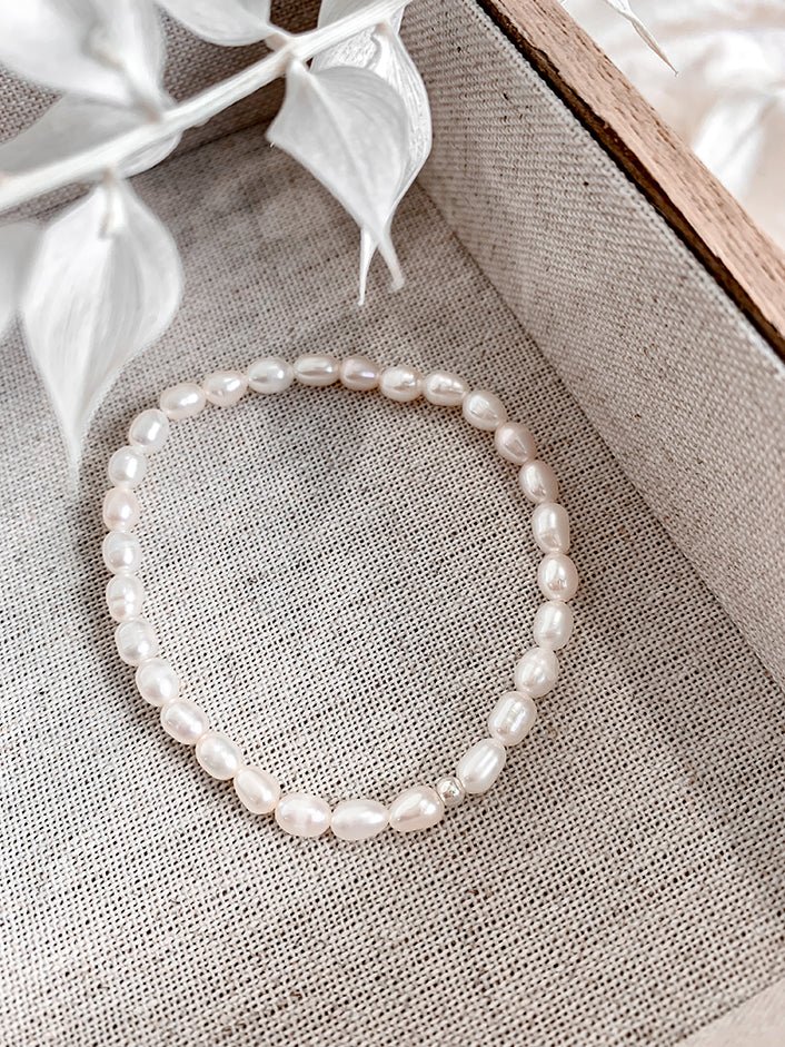 Peggy – Freshwater Pearl Bracelet 925 Sterling Silver - Jewellery - Wild Laurel
