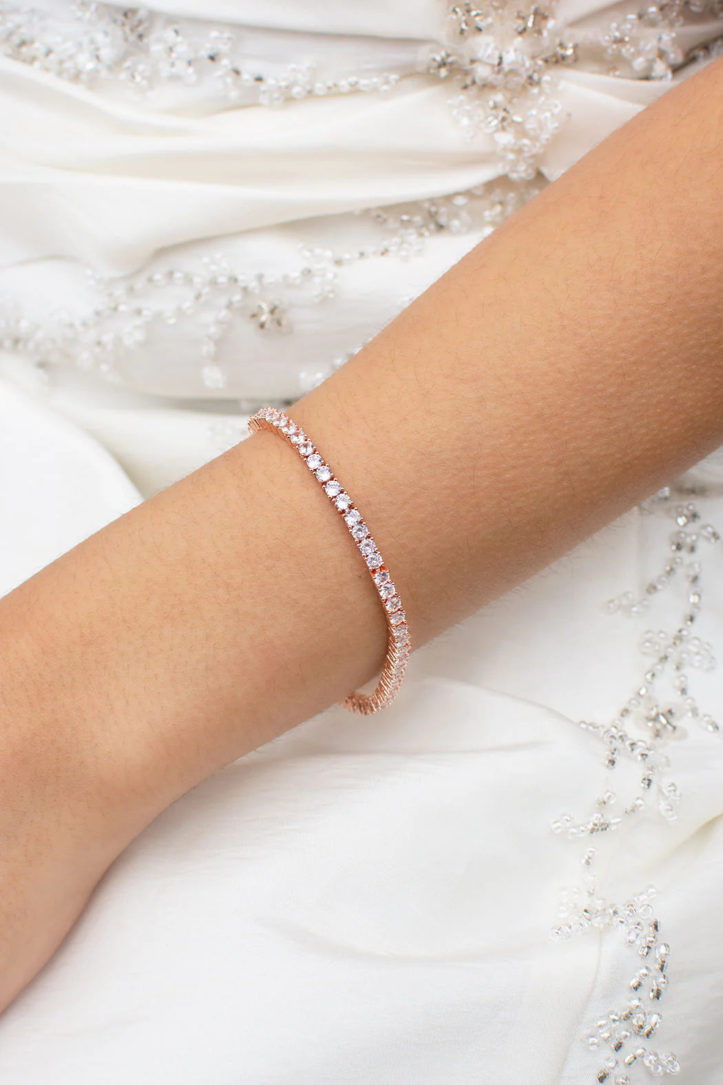 Valentina Bracelet Rose Gold - Jewellery - Windsor Bridal Jewellery